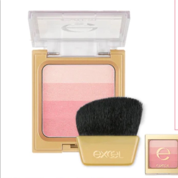 Japan Excel Blush highlighter with brush Makeup - Picture 7 of 8